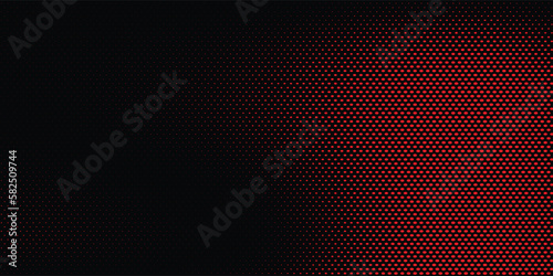 Black background and red dot