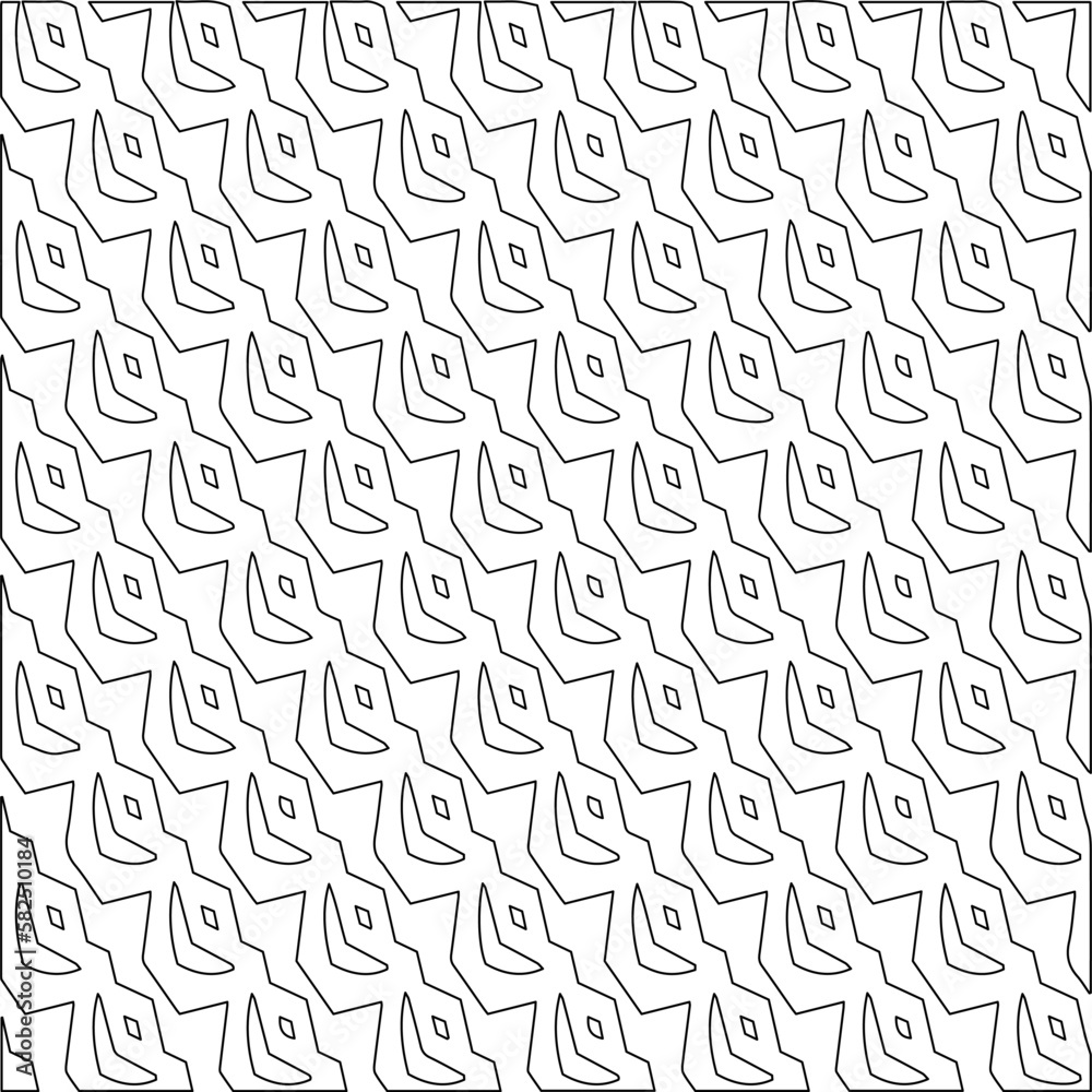 Stylish texture with figures from lines.
diagonal pattern. Repeat decorative design.Abstract texture for textile, fabric, wallpaper, wrapping paper.Black and white geometric wallpaper. Stylish texture with figures from lines.
diagonal pattern. Repeat decorative design.Abstract texture for textile, fabric, wallpaper, wrapping paper.Black and white geometric wallpaper.