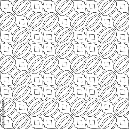 Stylish texture with figures from lines. diagonal pattern. Repeat decorative design.Abstract texture for textile, fabric, wallpaper, wrapping paper.Black and white geometric wallpaper. 