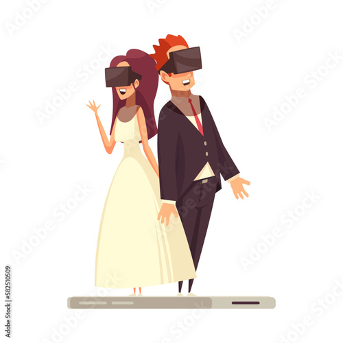 Virtual Love Concept