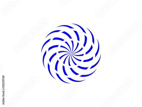 Isolated colorful circular shape vector logo. Modern Logo Technology for Business, Creative Technology Symbols for Companies, Logotypes of Digital Concepts and Circles, Connections and Networks