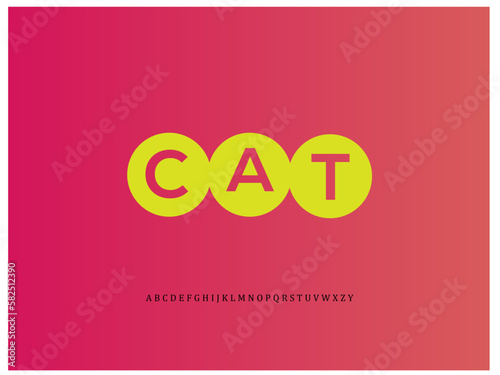 modern alphabet. Dropped stunning font, type for futuristic logo, headline, creative lettering and maxi typography. Minimal style letters with yellow sport. Vector typographic design