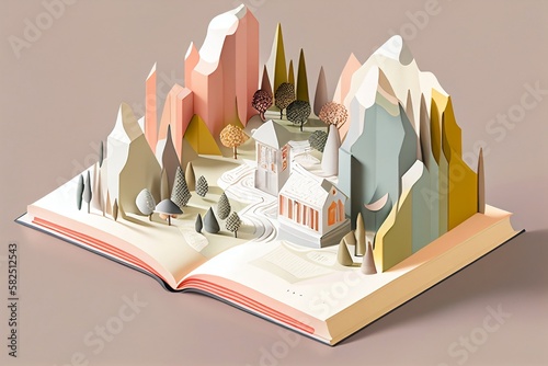 Illustration of a fantasy book © Luigi