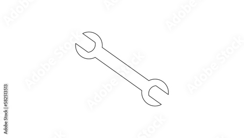 wrench icon. suitable for icon, web icon, sticker, logo, symbol