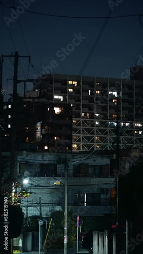 Wallpaper Mural 夜の住宅街 Torontodigital.ca