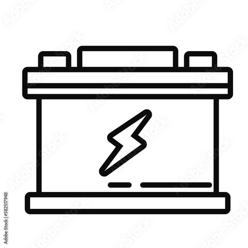 Car battery icon png image
with transparent background