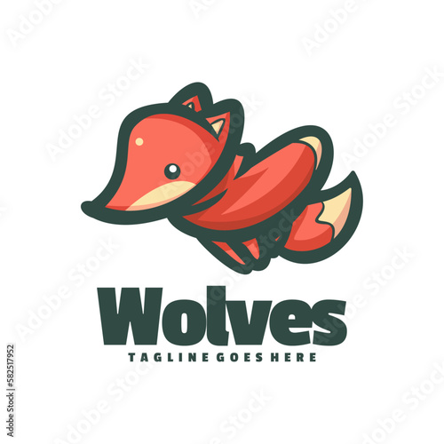 Wolves Logo Vector