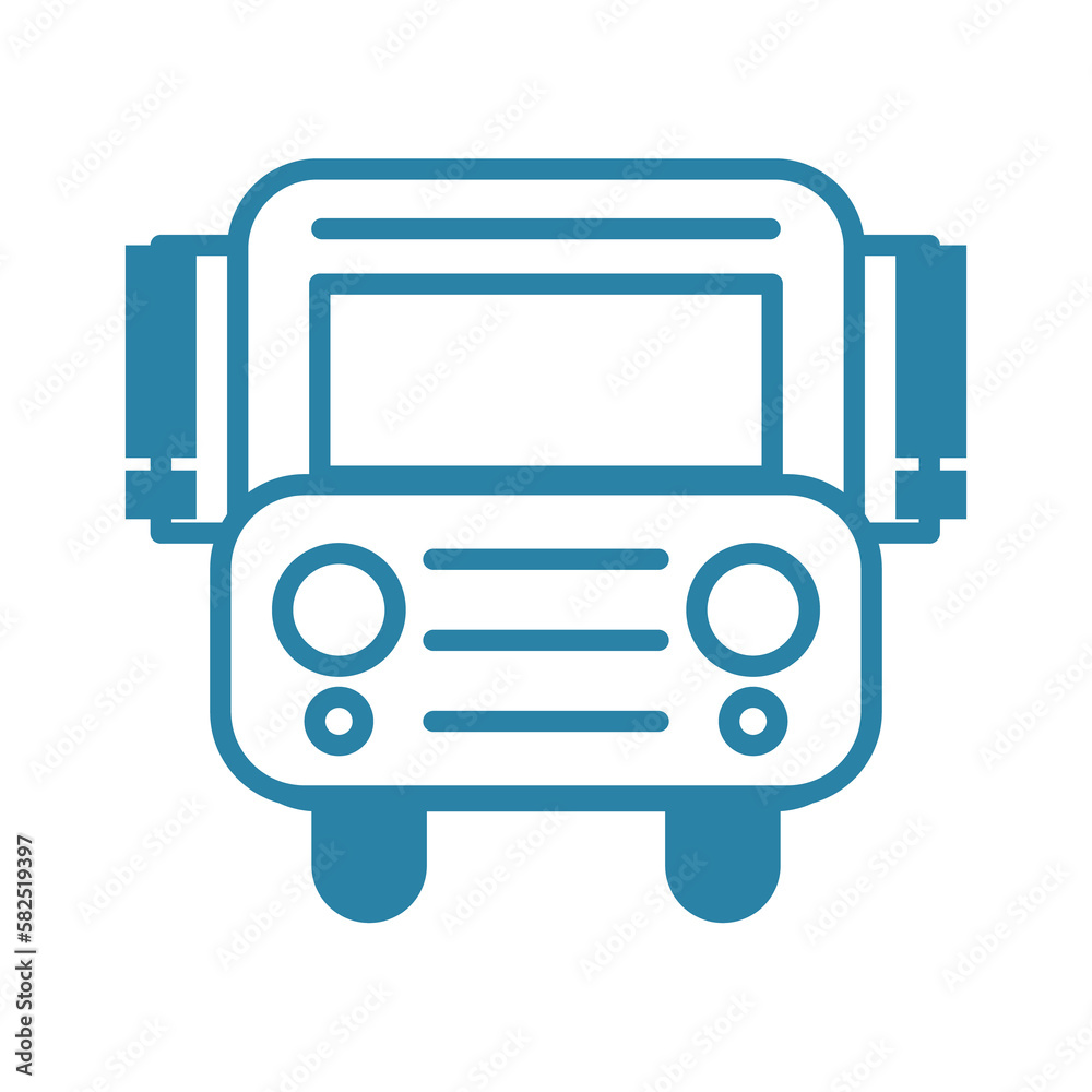 Truck PNG image icon with transparent background