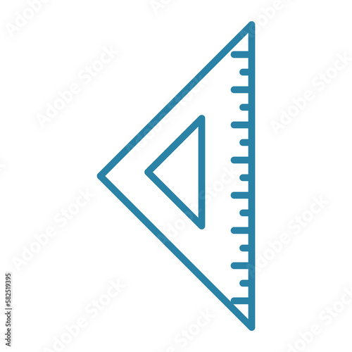 png image of square ruler icon with transparent background