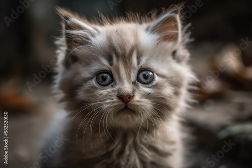 the appearance of a puppy cat. Generative AI