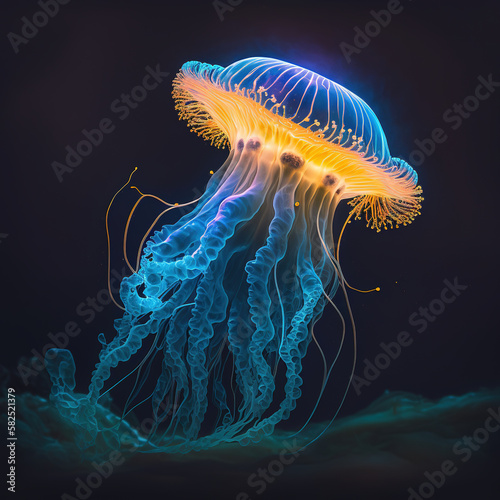 Blue Jellyfish photo