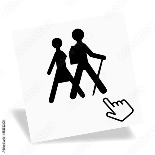 Logo randonnées pédestres.