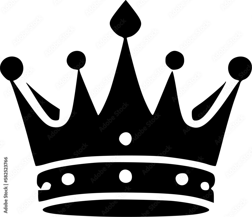 Crown - Minimalist and Flat Logo - Vector illustration Crown - Minimalist and Flat Logo - Vector illustration