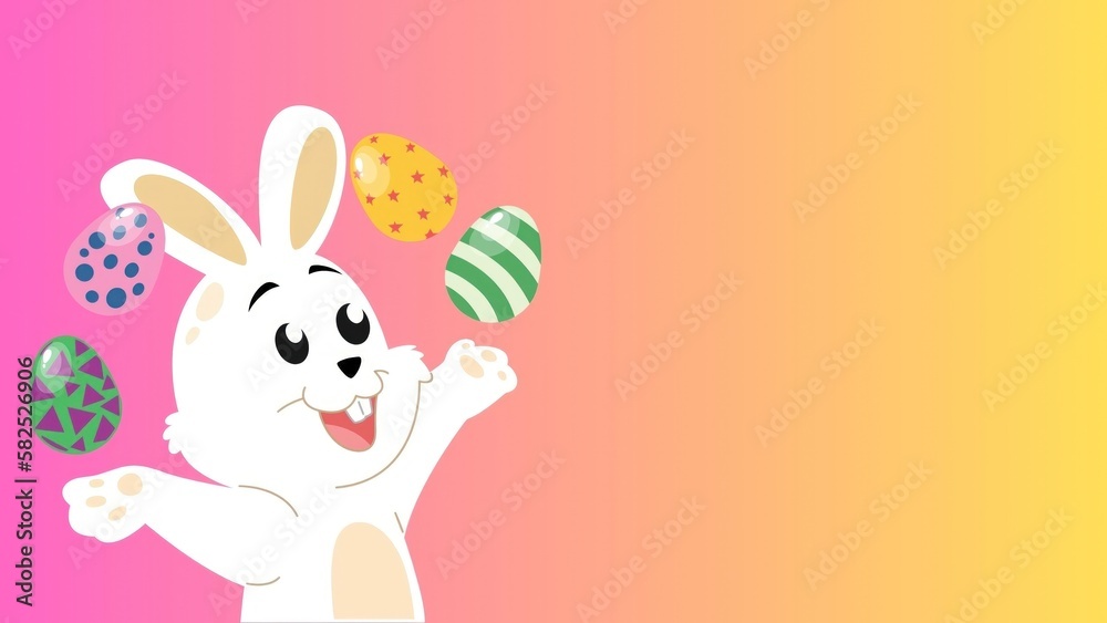 easter bunny with egg easter bunny with egg