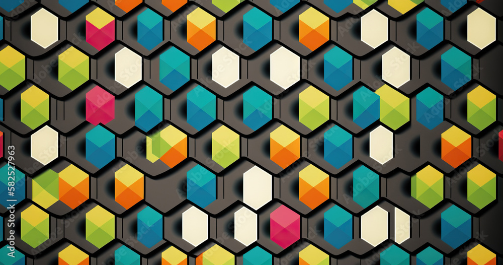Abstract background 70s style. Generative AI Abstract background 70s style. Generative AI