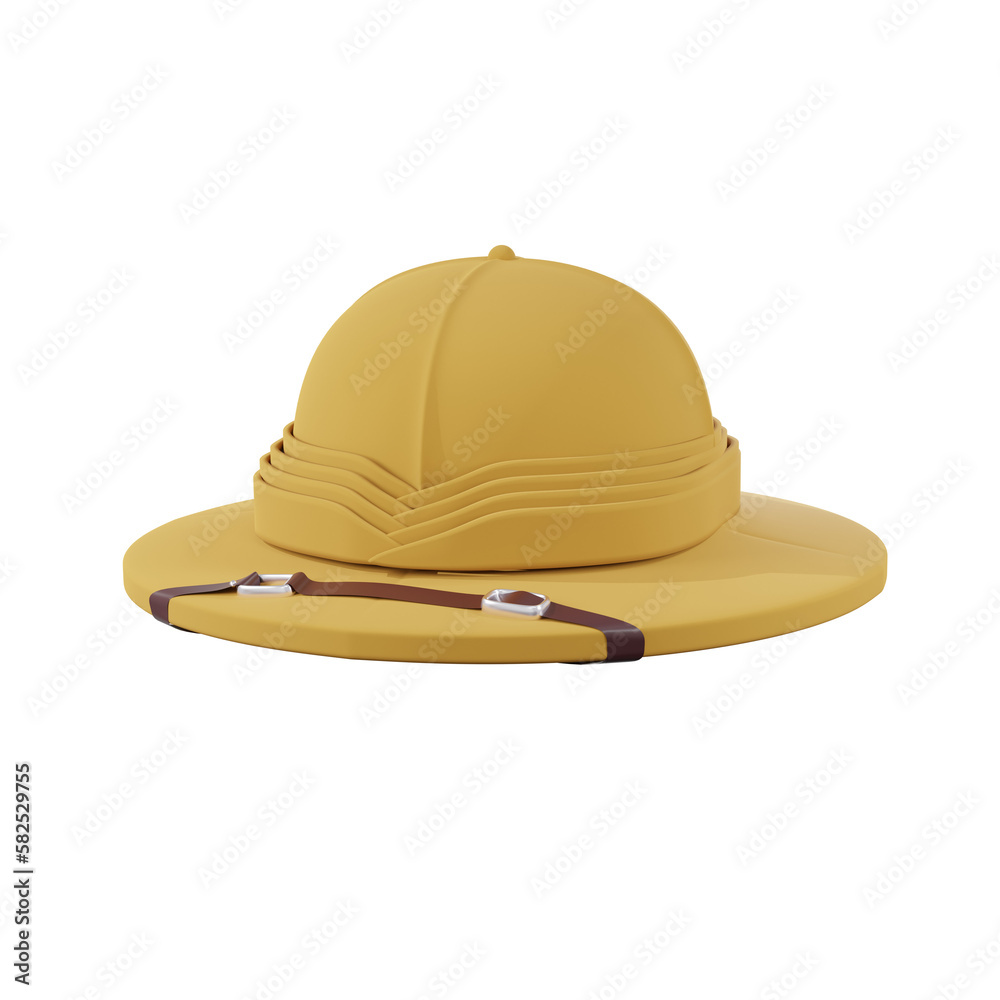 minimal pith helm 3d rendering minimal pith helm 3d rendering