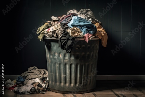 Fast fashion concept with a...