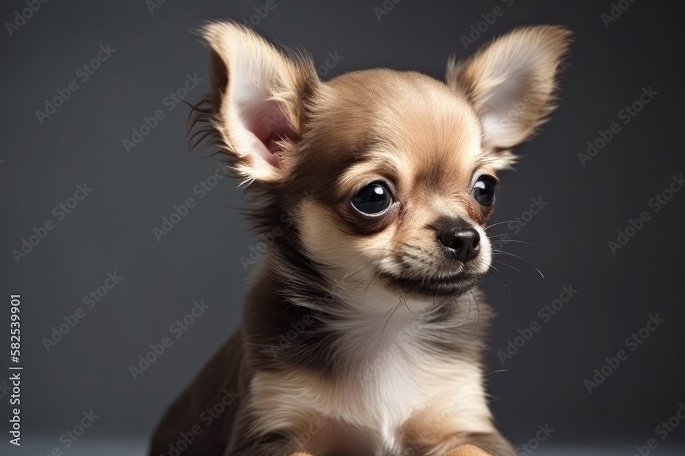 Chihuahua puppy. Generative AI