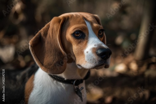 A little hound breed called a beagle dog. Generative AI