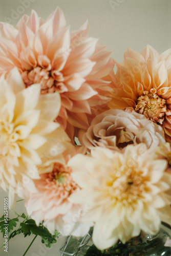 bouquet of dahlias