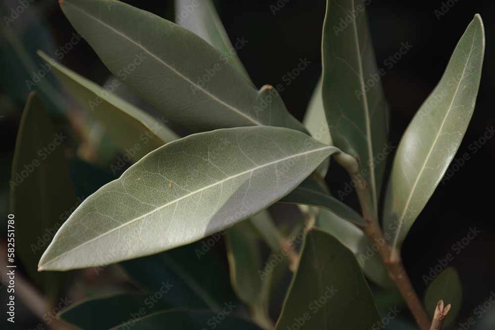 Bay leaf herb pictures showcase the aromatic and green leaves of the
