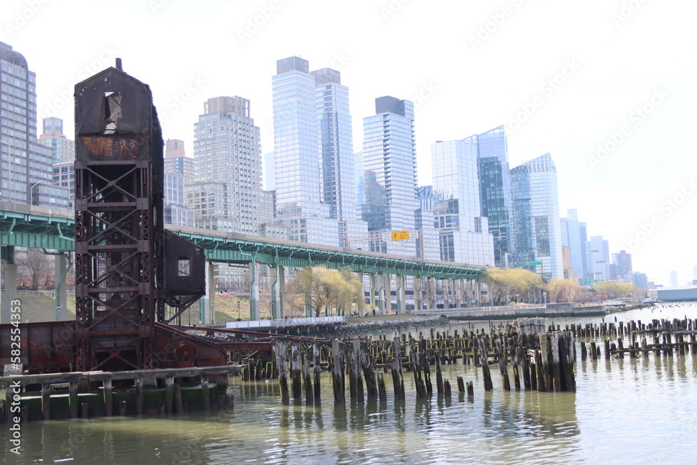 Obraz premium riverside harbor