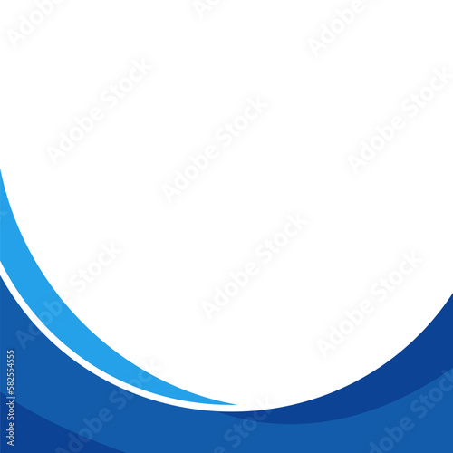 Footer Curve Abstract Shape