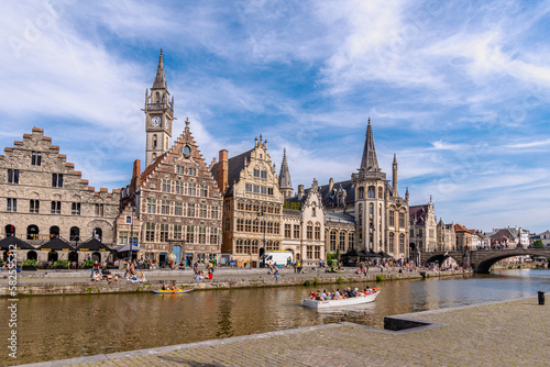 Gent, die schöne Stadt in Belgien, mit ihren vielen Kanälen © Jørgson Photography