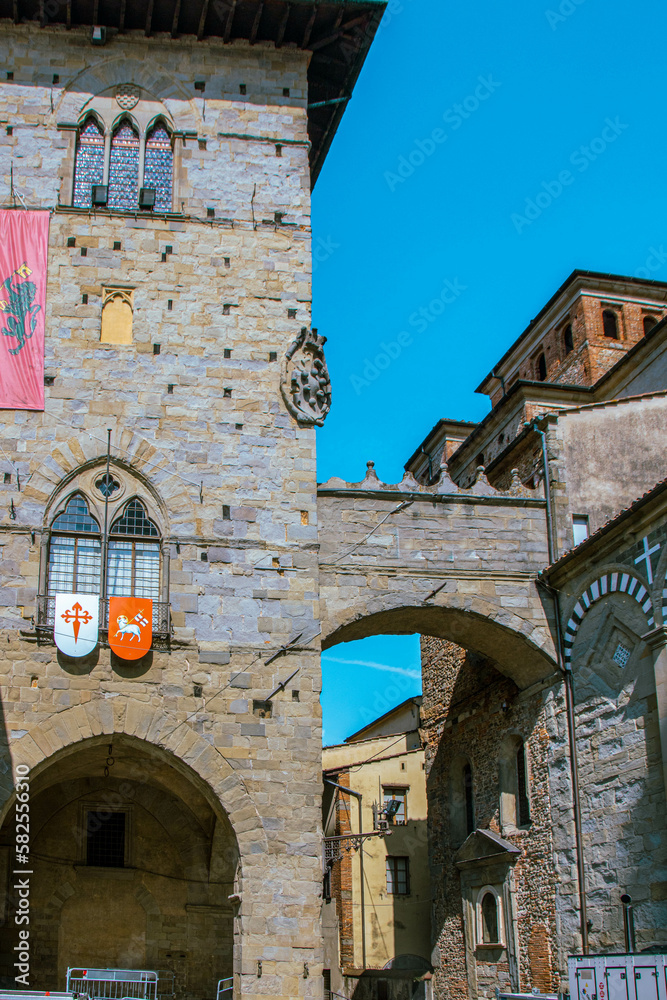 town hall palace at Pistoia in Tuscany