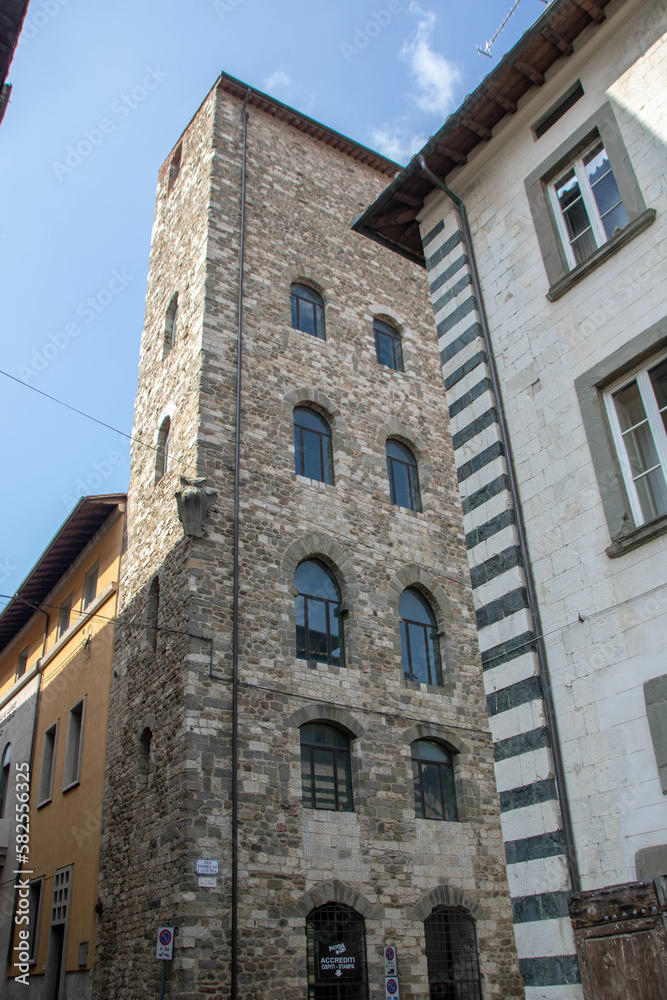 the medieval  tower of Catilina at Pistoia