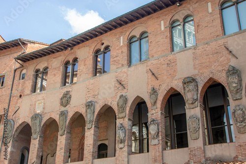 Ancient palace of bishops at Pistoia