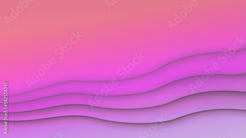 Abstract purple waves background. Pink and Purple waves with fluid gradient.