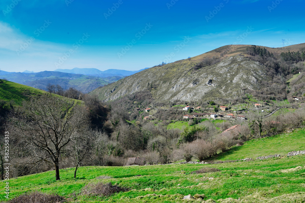 Vindias village, Grado muncipality, Asturias, Spain