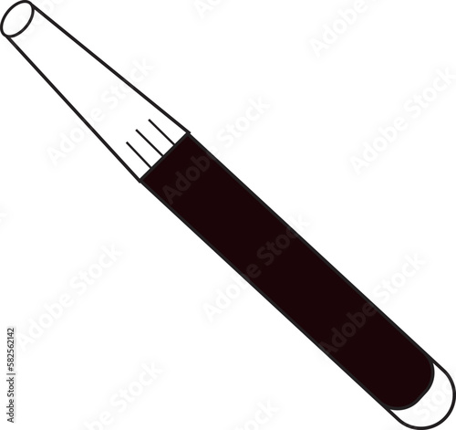 Marker pencil or regular burnt umber