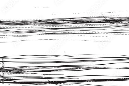 Texture of black charcoal pencil. Hand drawn scribble sketch. Grungy graphite pencil crazy random irregular strokes. Abstract background. Ink hatching lines textures.