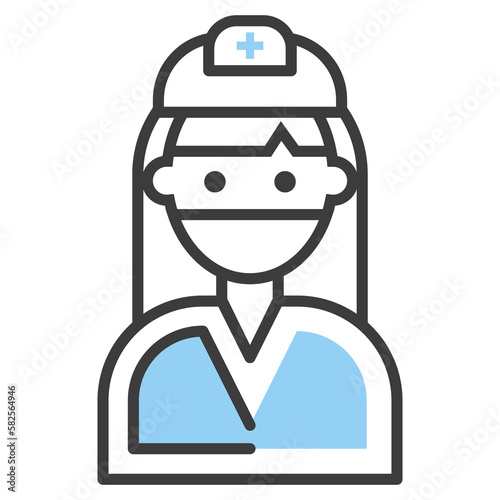 png image nurse icon with transparent background photo