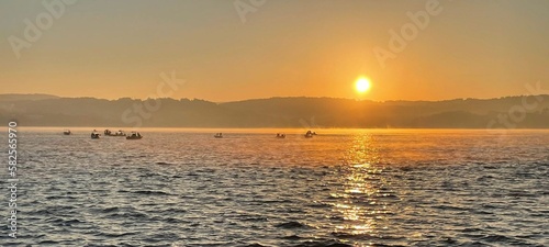 Amanecer en Sada, Galicia