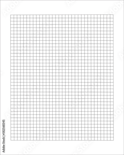 Bullet journal blank checked printable page simple decor vector illustration, things to do reminder, notes, fill in planner template to organize any life event