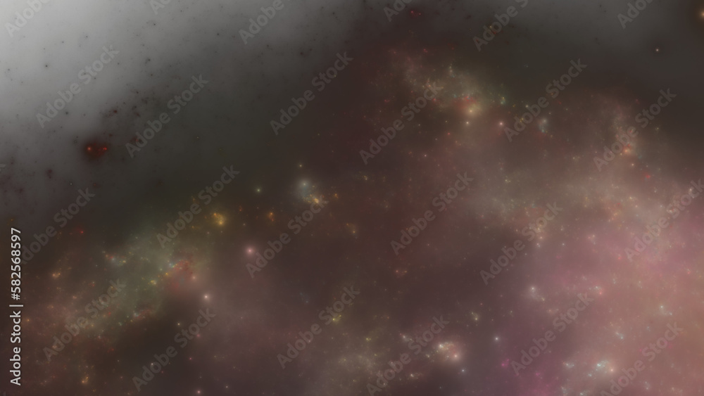 Gradient Ridge Nebula | Sci-fi Nebula | Good for sci-fi related products and gaming, can be used in composition half-covering planets for example | 8k