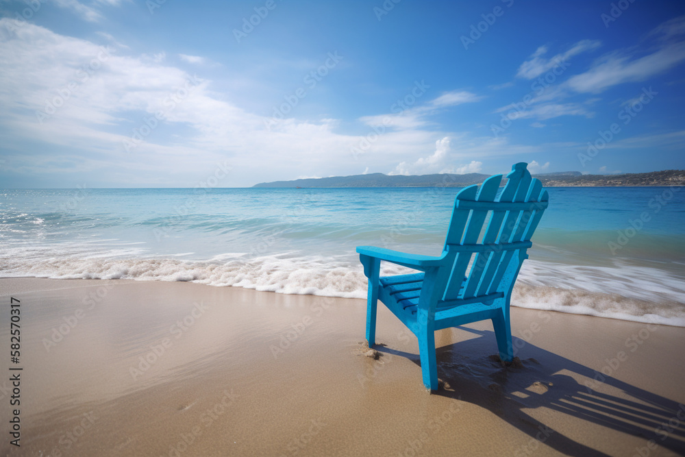 Blue Chair in Paradise