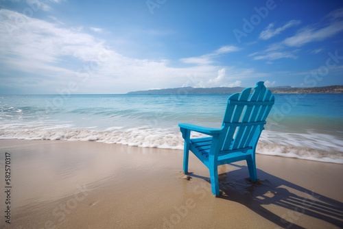 Blue Chair in Paradise