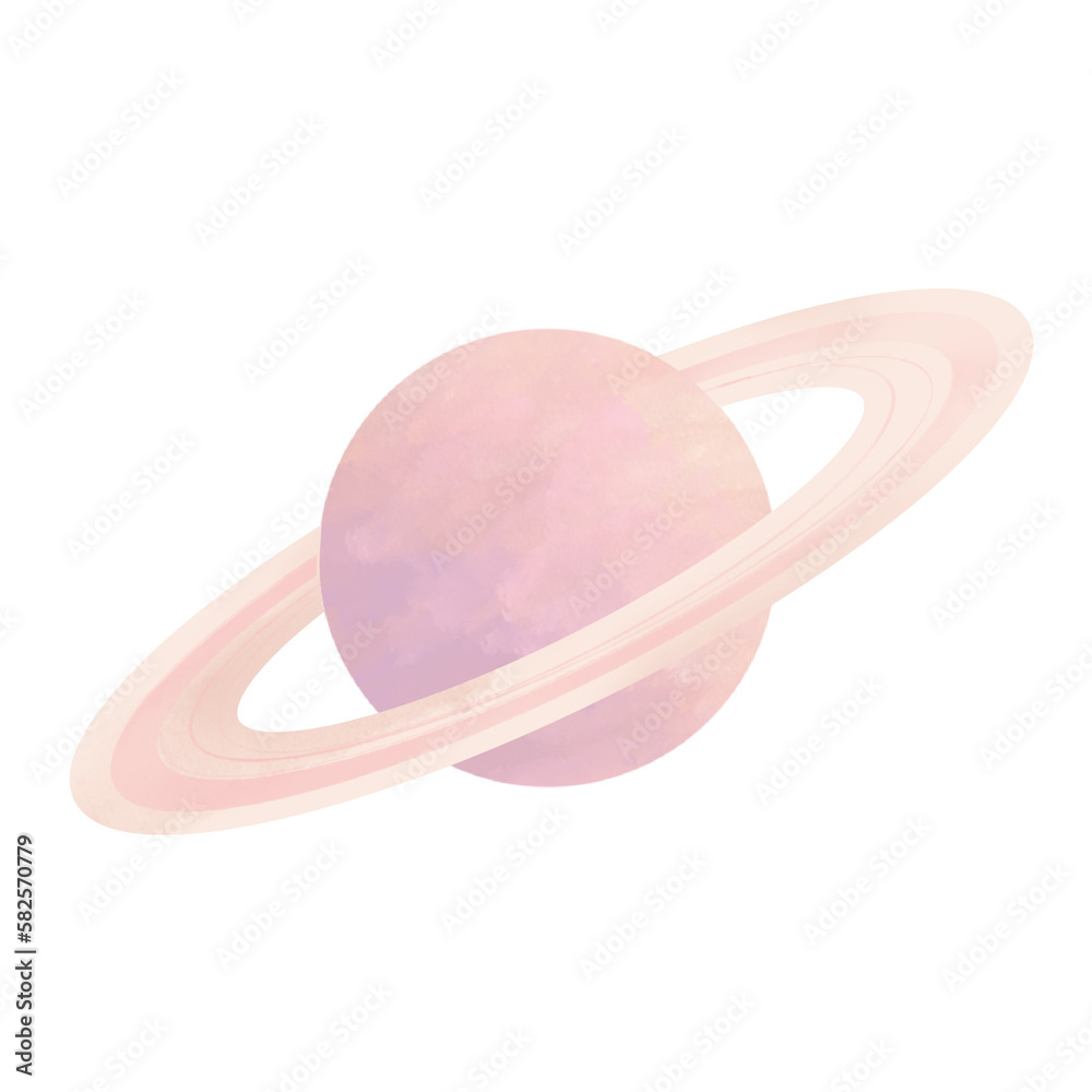 Pastel Saturn 