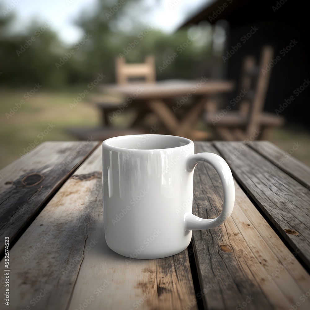 cup of coffee on wooden table cup of coffee on wooden table