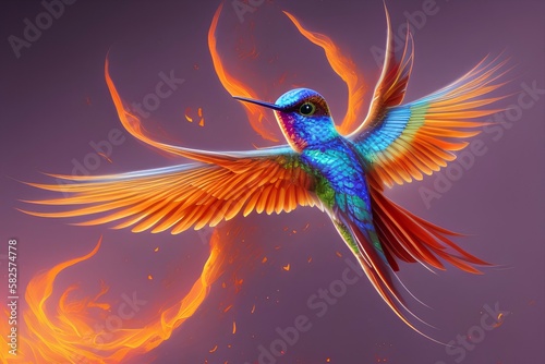 Hummingbird Art © Tim
