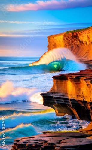 Waves and cliffs © Eldin