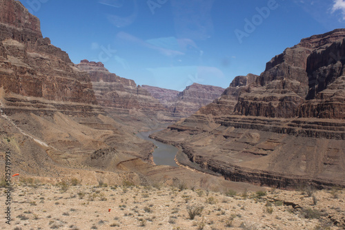 colorado river view from the grand canyon