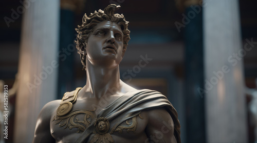 Greek God Apollo - God of the sun, music, and healing