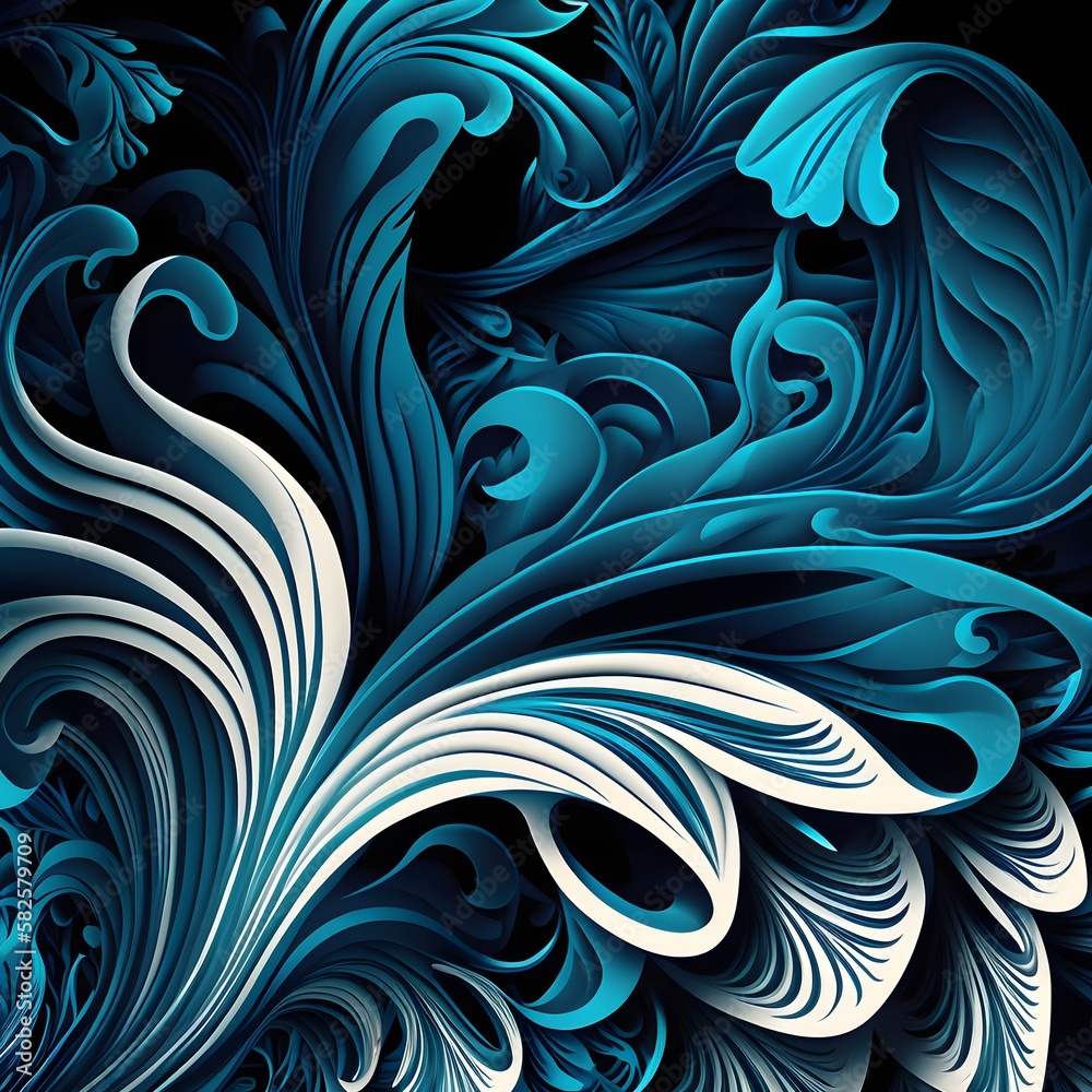 abstract pattern with flowers abstract pattern with flowers