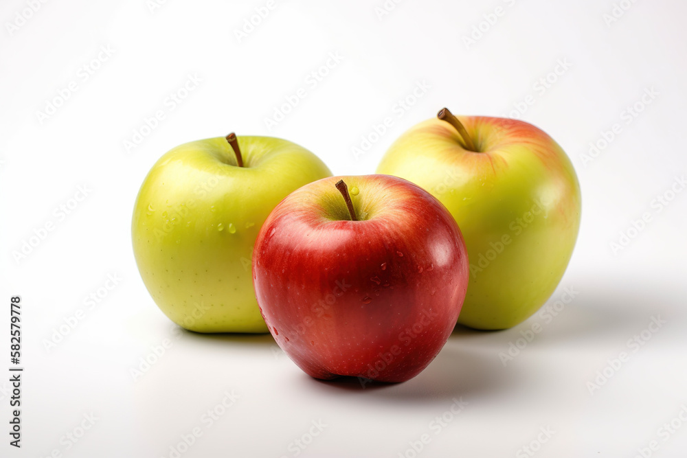 Apple pictures showcase the vibrant and juicy fruit of the Malus genus, typically featuring shades of red, green, and yellow.