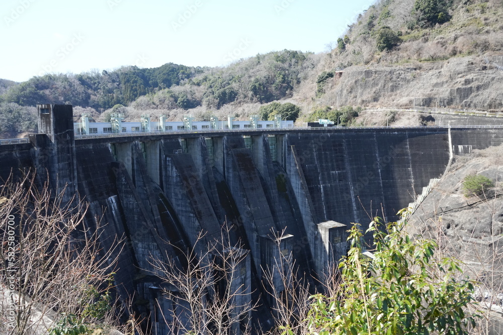 Takayama Dam in Kyoto, Japan - 日本 京都府 高山ダム